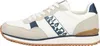 Weiße Herrensportschuhe mit Kontrastdetails und Produktbild-Vorschau 5