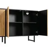 Credenza da salotto Merax con 4 ante e 8 ripiani, Anteprima dell’immagine prodotto 10