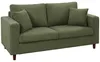 HOMCOM 2-Sitzer-Sofa, 170 cm, bequemes Cordsofa mit breiter Produktbild-Vorschau 1