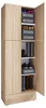 VCM Holz-Schuhschrank | Maße: H. 200 x B. 70 x T. 39 cm| Produktbild-Vorschau 3