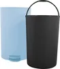 Two trash cans, one light blue and one black, are shown side-by-side against a white background. Náhľad obrázku produktu