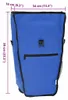 vidaXL Torba rowerowa niebieska 34 x 16 x 59 cm poliester Podgląd zdjęcia produktu 7