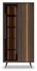 Vitrinenschrank Standvitrine LUPO 93 cm Eiche Dunin Braunes Produktbild-Vorschau 7