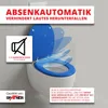 Grafner WC Sitz aus MDF stabile Qualität Blue Whirl mit Produktbild-Vorschau 4