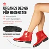 Krótkie gumowe buty damskie Ladeheid LA-930 (czerwony, 39) Podgląd zdjęcia produktu 4
