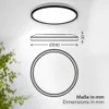 B.K.Licht Pannello LED piatto Ø24cm rotondo 16W 1900lm Anteprima dell’immagine prodotto 6