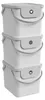Rotho 3tlg.Wäschesortiersystem Set 40 L Albula aus Produktbild-Vorschau 1