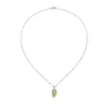 Rafaela Donata Kette Floral Sterling Silber Peridot Produktbild-Vorschau 3