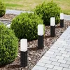 4er Set LED Solar Gartenleuchten Rattan Optik – Produktbild-Vorschau 13