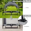 UISEBRT Hundebett mit Dach Sonnenschutz L 92x76x92cm Produktbild-Vorschau 6