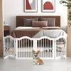 PawHut, barrière pour chien, modèle 4 pièces avec deux Voir les images du produit 2