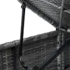 Close-up view of the mechanism and woven texture of a sun lounger. Náhľad obrázku produktu