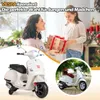COSTWAY Kinder Motorrad Elektrisch, Vespa 12V Motorrad mit Produktbild-Vorschau 8