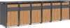 Westmann Varius 6 Box pour poubelles en métal 6x240 L Voir les images du produit 2