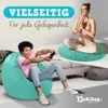 BuBiBag Sitzsack XXL Erwachsene mit Füllung – 2in1 Sitzsack Produktbild-Vorschau 9