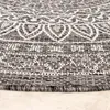 Volero - Outdoor Teppich Rund - Summer Azteca Grau - Ø 240 Produktbild-Vorschau 5