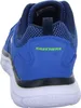 Close-up view of the heel of a blue sneaker. Anteprima dell’immagine prodotto