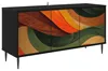 vidaXL RTV stojak BONN, 102 x 33 x 51 cm, czarny, imitacja Podgląd zdjęcia produktu 1