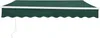 A dark green awning with a white frame and scalloped edge, shown against a white background. Anteprima dell’immagine prodotto