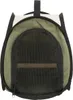 TRIXIE Transporttasche - beige/olivgrün - 27 × 32 × 27 cm Produktbild-Vorschau 4