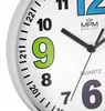 MPM-Quality Morelli Wanduhr Kunststoff lautlos Weiß 20 cm Produktbild-Vorschau 3