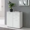 WOHNLING Kommode mit 2 Türen 71x104x35cm Mehrzweckschrank Produktbild-Vorschau 9