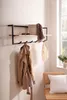 FineBuy Wandgarderobe Akazie Massivholz 100 cm · Produktbild-Vorschau 2