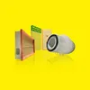 Several car air filters are displayed on a bright yellow background with reflections. Anteprima dell’immagine prodotto