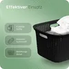 Novaliv 3er-Pack Rattan Wäschekorb mit 4 Griffen 40L Produktbild-Vorschau 3