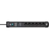 Brennenstuhl Premium-Line stekkerdoos 6 sockets 3m zwart Produktbild-Vorschau 1