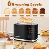 Aigostar - Toaster 2 Scheiben, extra breite Toastschlitze, Produktbild-Vorschau 2