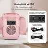 Puluomis Mini réfrigérateur 4 L avec miroir LED portable Voir les images du produit 10