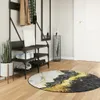 vidaXL Dywan zmywalny wielokolorowy Ø 120 cm antypoślizgowy Podgląd zdjęcia produktu 2