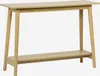 sweeek - Skandinavische Konsole 1 Regal - Eschenlook Produktbild-Vorschau 1