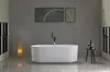 Aqualine TURIA STRIP Freistehende Badewanne 170x80cm, Weiß Produktbild-Vorschau 3