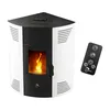 Narożny piec na pellet Iseos 12,2 kW Biały Sannover Podgląd zdjęcia produktu 2