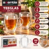 Axentia theeglas set, 2 stuks, dubbelwandig met handvat, Productafbeelding-voorbeeld 3