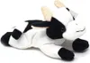 A plush toy cow lying down on a white background. Anteprima dell’immagine prodotto