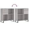 vidaXL Plattenschrank Grau Sonoma 84,5x38x89 cm Produktbild-Vorschau 7