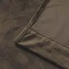 Vorhang Ösen Braun Verdunkelung 140x145 cm Samt weich Produktbild-Vorschau 6
