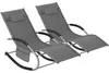 tectake® Sonnenliege Taya, ergonomisch, Schwingfunktion Produktbild-Vorschau 1