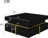 MODFU Table Basse 70 x 35,5 x 70 cm - Finition Haute Voir les images du produit 3