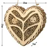 Holz Herzförmiges Bienenhaus für Insekten und Bienen Produktbild-Vorschau 5