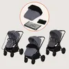 A collage of a stroller and its accessories, showing different configurations and accessories. Náhled obrázku produktu