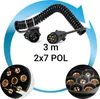 Wiltec 7-poliges Spiralkabel 3 m, Anhängerkabel PVC, Produktbild-Vorschau 5