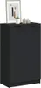 vidaXL Schuhschrank Schwarz 59x35x100 cm Holzwerkstoff Produktbild-Vorschau 2