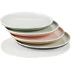 com-four® 4x Teller - Kunststoffteller in  Pastellfarben - Produktbild-Vorschau 1