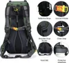 60L Wasserdichter leichter Wanderrucksack mit Regenschutz, Produktbild-Vorschau 5