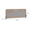LIONELO Hanna protezione letto 150 cm x 66 cm, pieghevole Anteprima dell’immagine prodotto 20