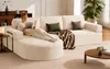 Ecksofa Cord 265cm, Schlafsofa L-Form mit Abgerundeter Produktbild-Vorschau 1